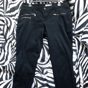 Old Navy Black Rock Star Skinny Jeans